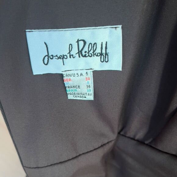 Joseph Ribkoff Brown Midi Dress - Picture 6 of 7